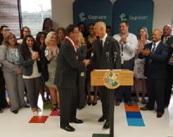 Jim Lennox, Chief People Officer, Cognizant and Florida Governor, Rick Scott