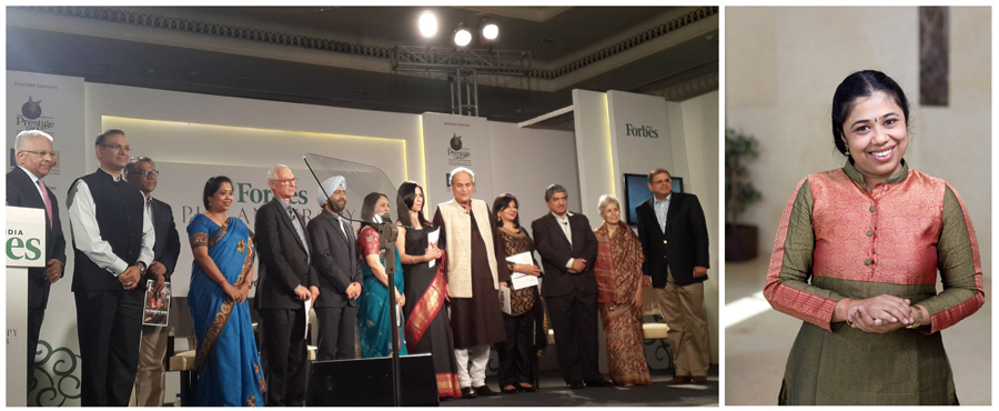 Archana Raghuram of Cognizant Outreach wins ‘The Good Samaritan Award’ at Forbes India Philanthropy Awards 2013