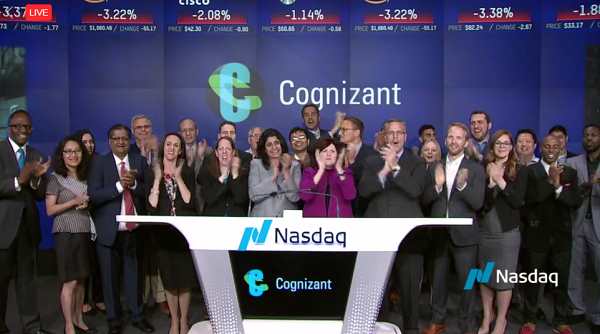 Cognizant Celebrates 20 Years as a Nasdaq-Listed Company